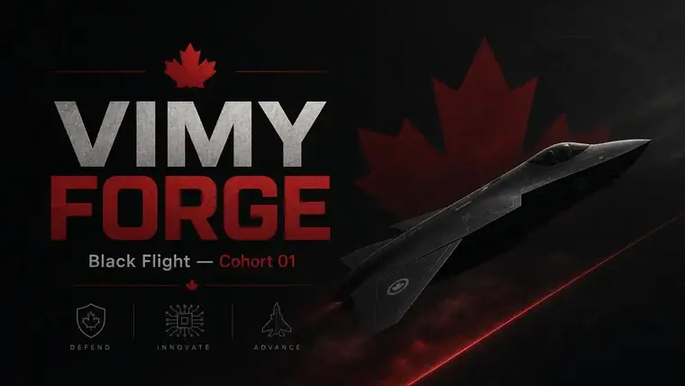 Xubin Aerospace accepted into Vimy Forge — Black Flight cohort
